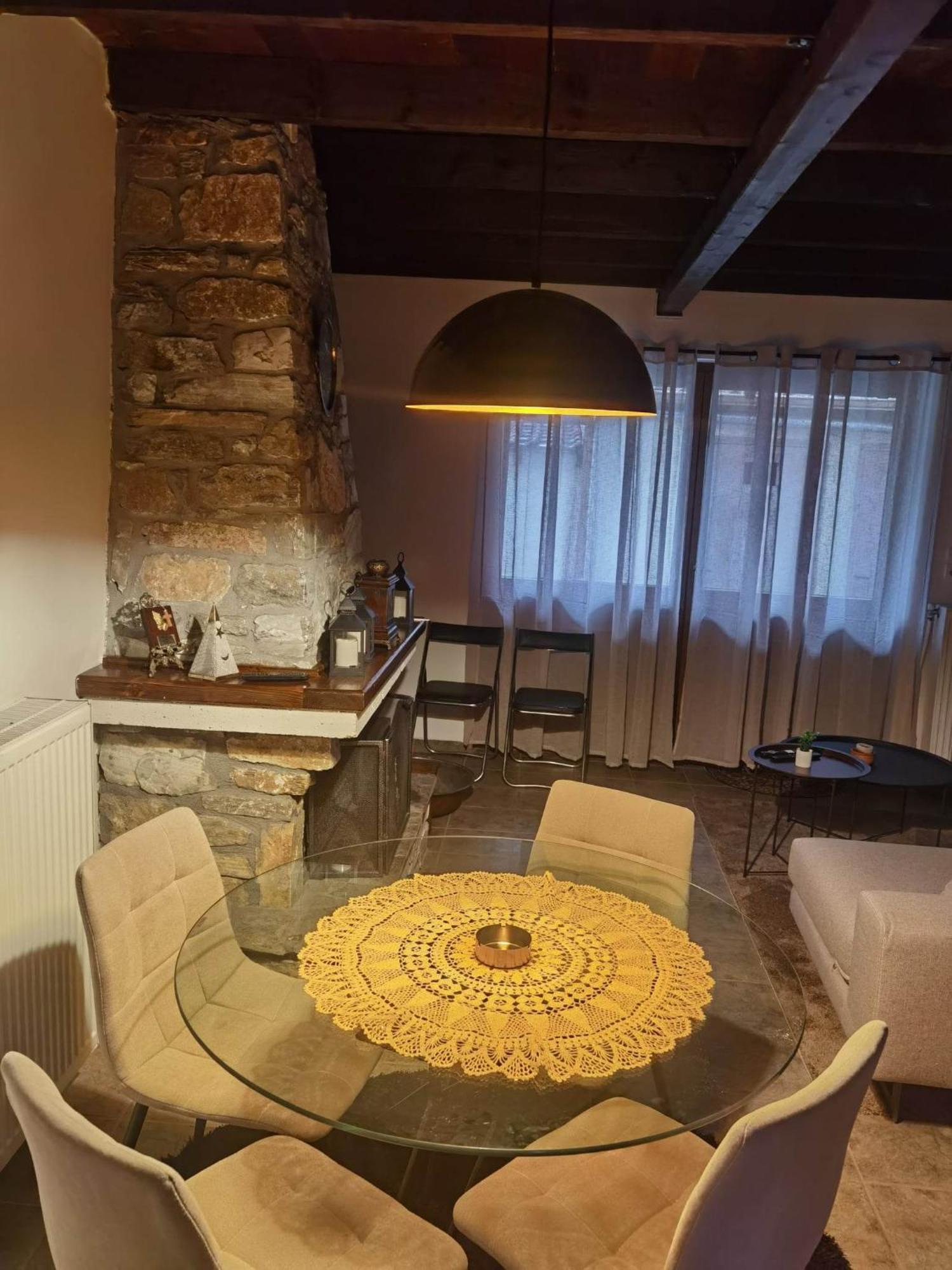 Traditional Stone Cottage In Palio Elatohori Exteriér fotografie
